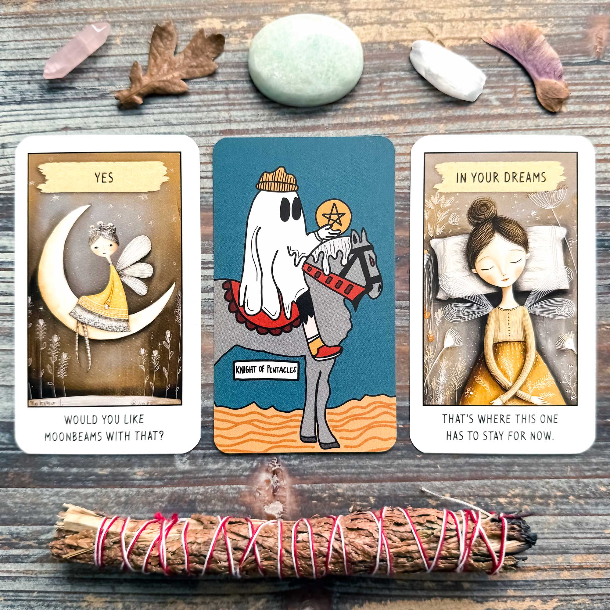 Tarot Reading with the Ghost Boy Tarot and Wish Fairies Oracle