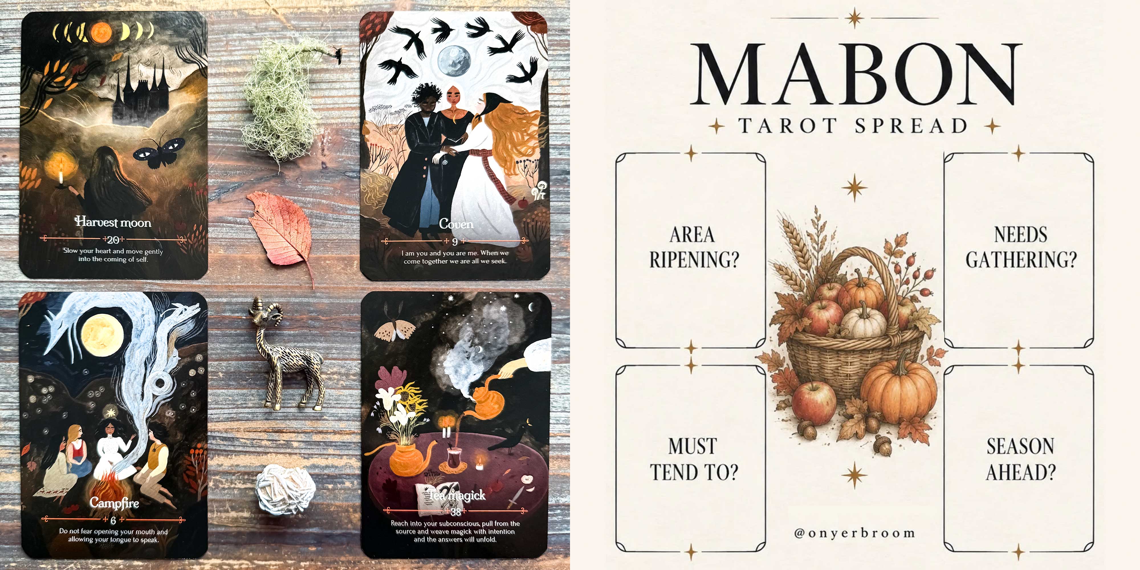 Mabon Oracle Reading with the Seasons of the Witch Mabon Oracle