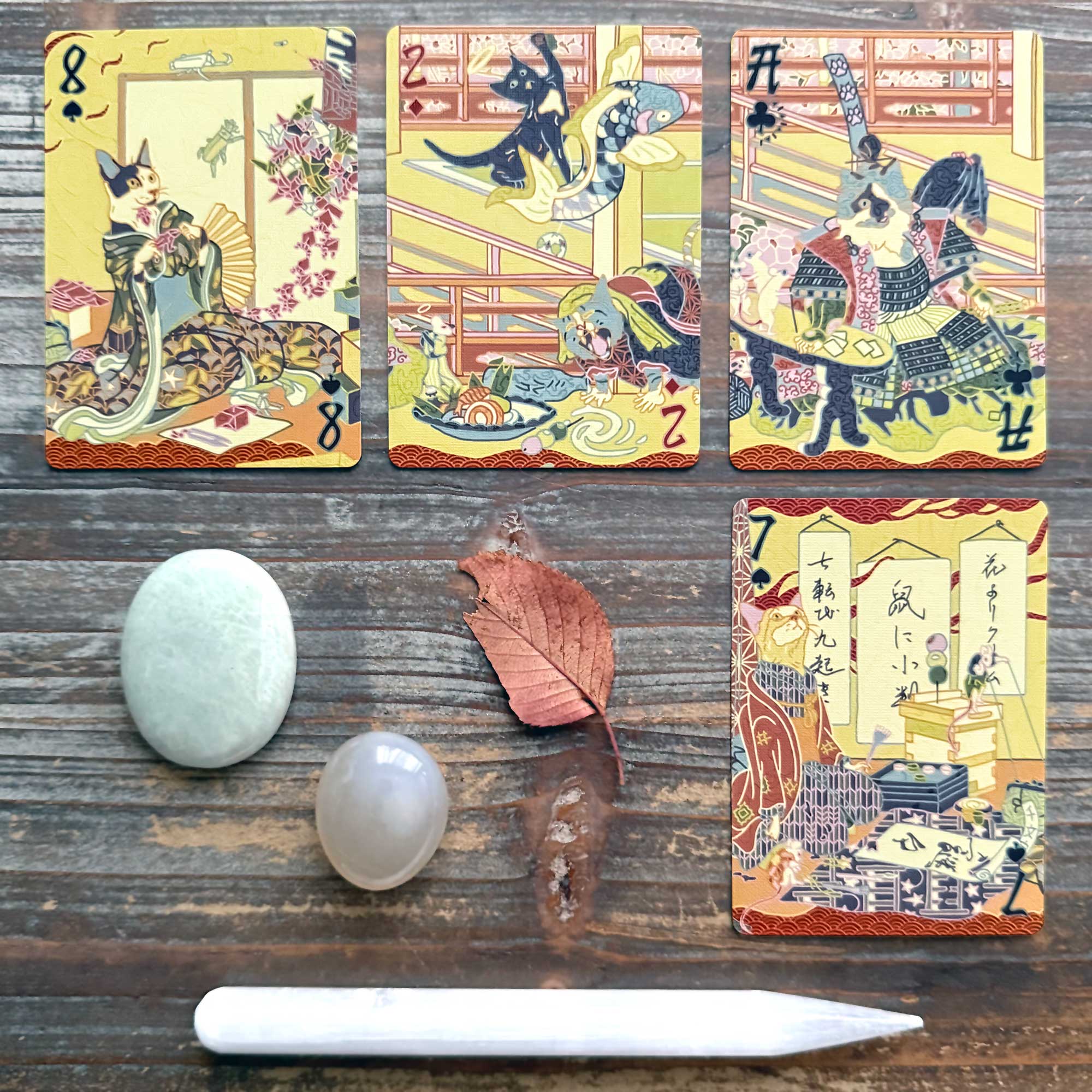Creative Writing Activity with the Portfolio52 Nazo Nazo Playing Cards Onsen Deck