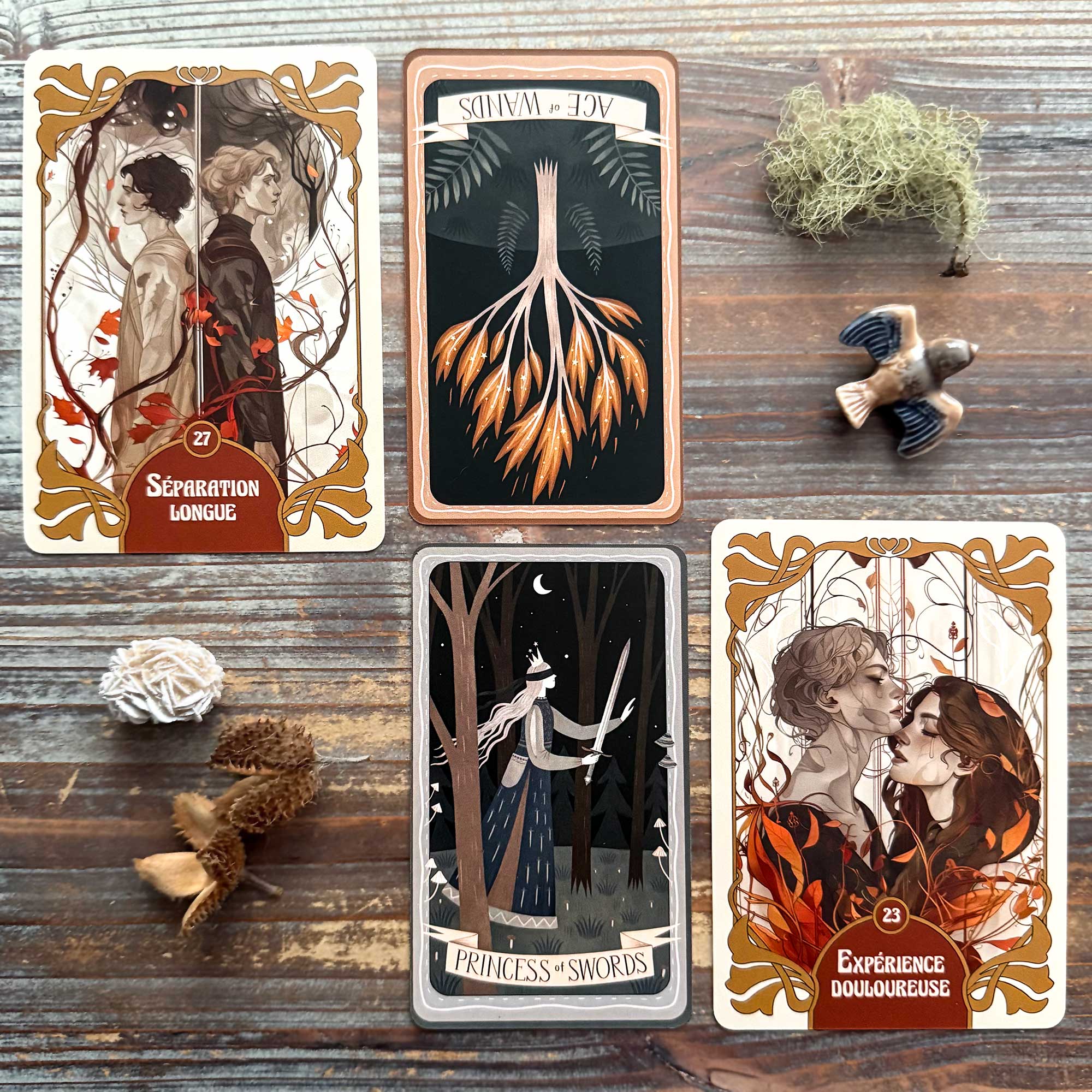Tarot Reading with Tarot: The Green Codex Deck and L'Oracle des Relation Karmiques