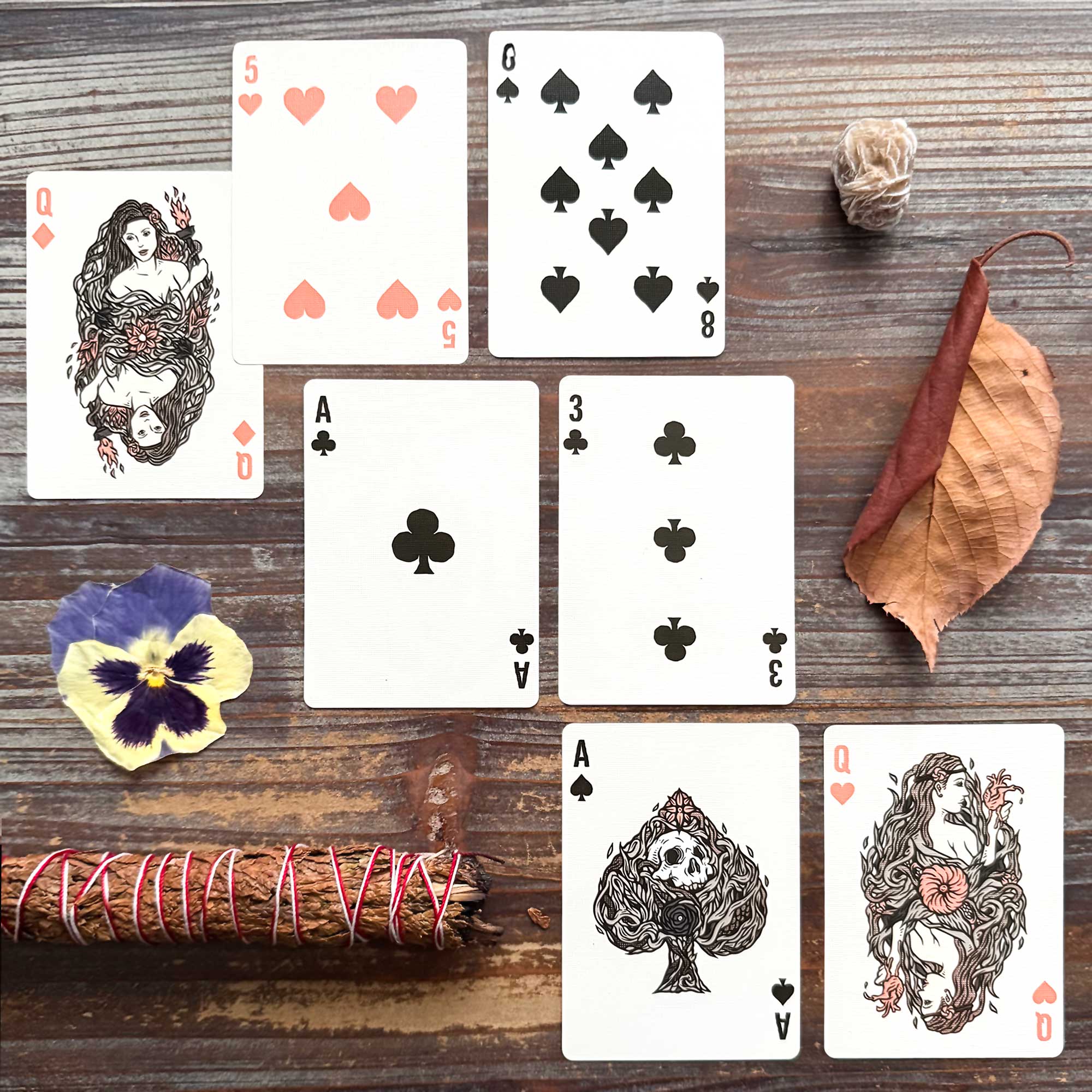 Writing Activity with the Maidens Playing Cards