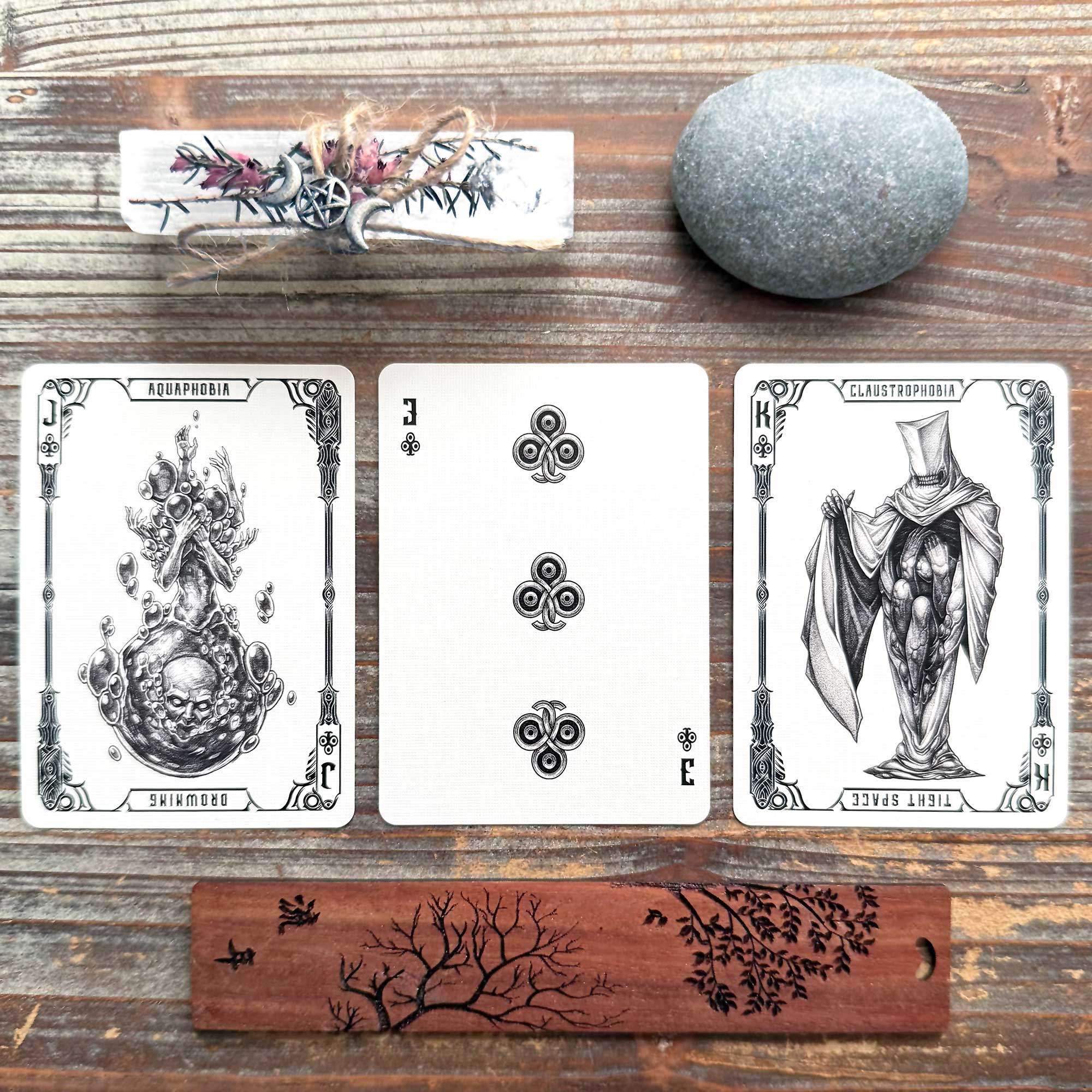 Creative Writing with the Lurking Playing Cards Silver Veil Edition
