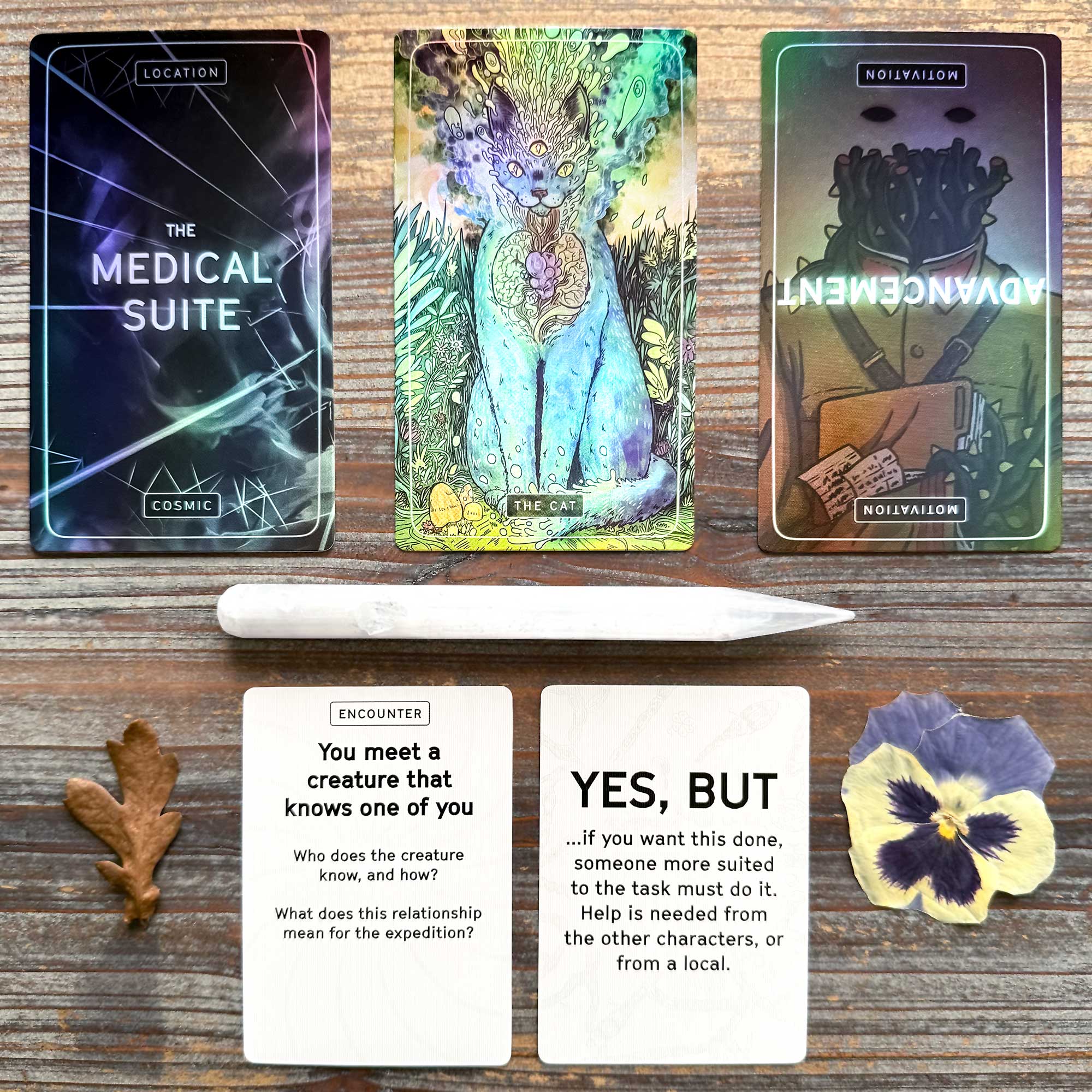 Oracle Reading with The Zone RPG Game Cards