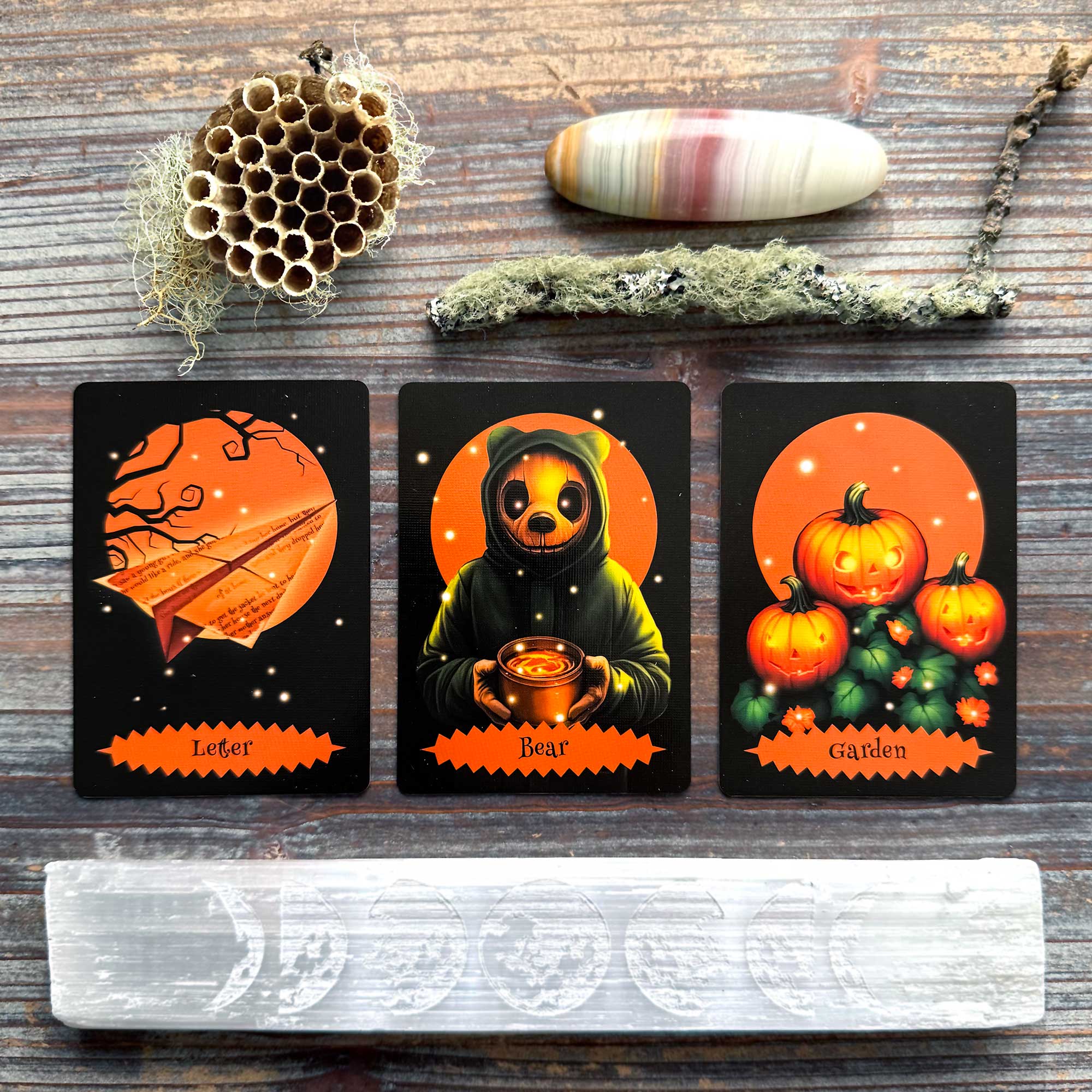 Lenormand Reading with The Oracle of Halloween Lenormand Deck