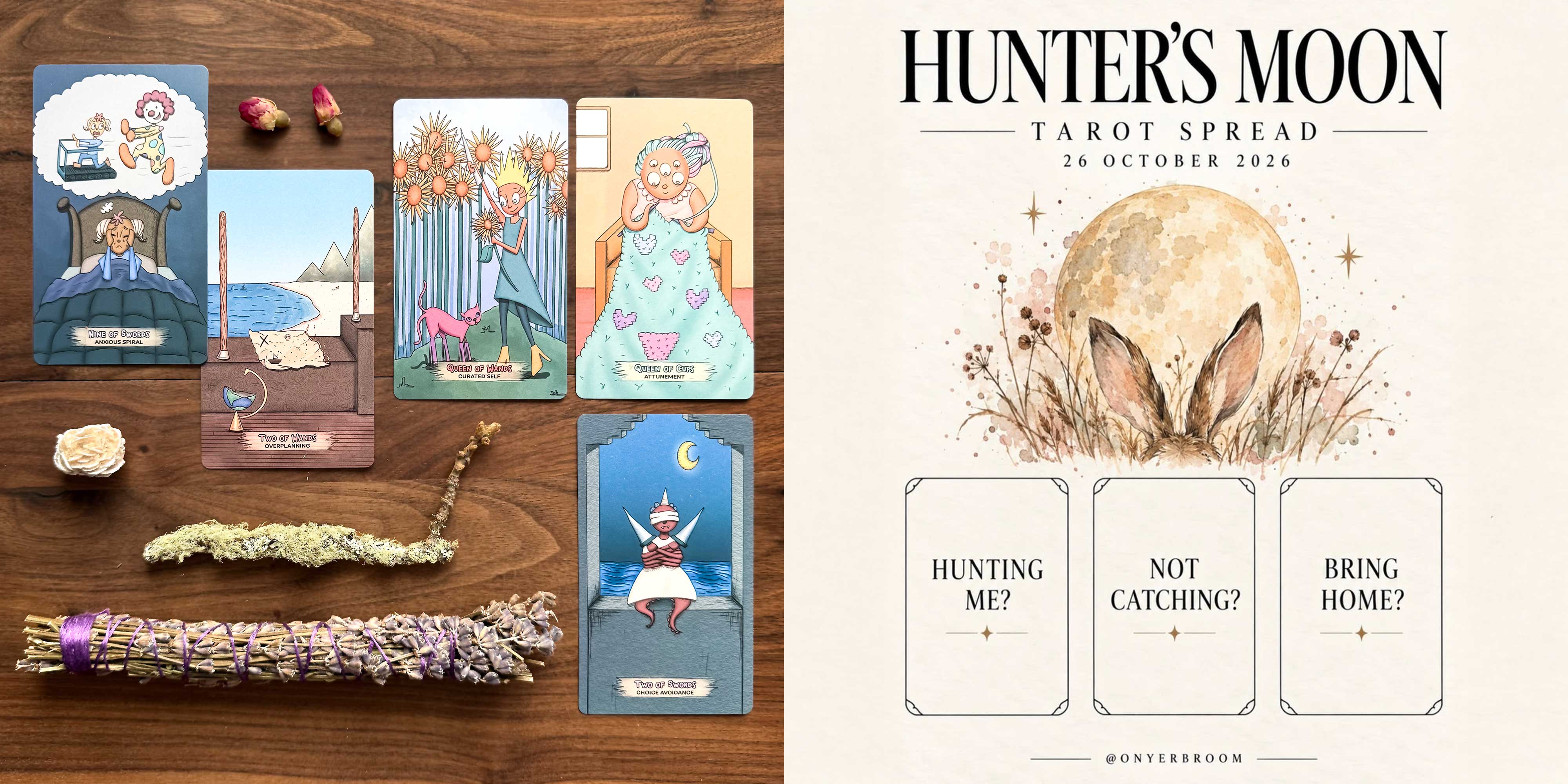 Full Hunter's Moon Tarot Reading with The Mental Monsters Tarot