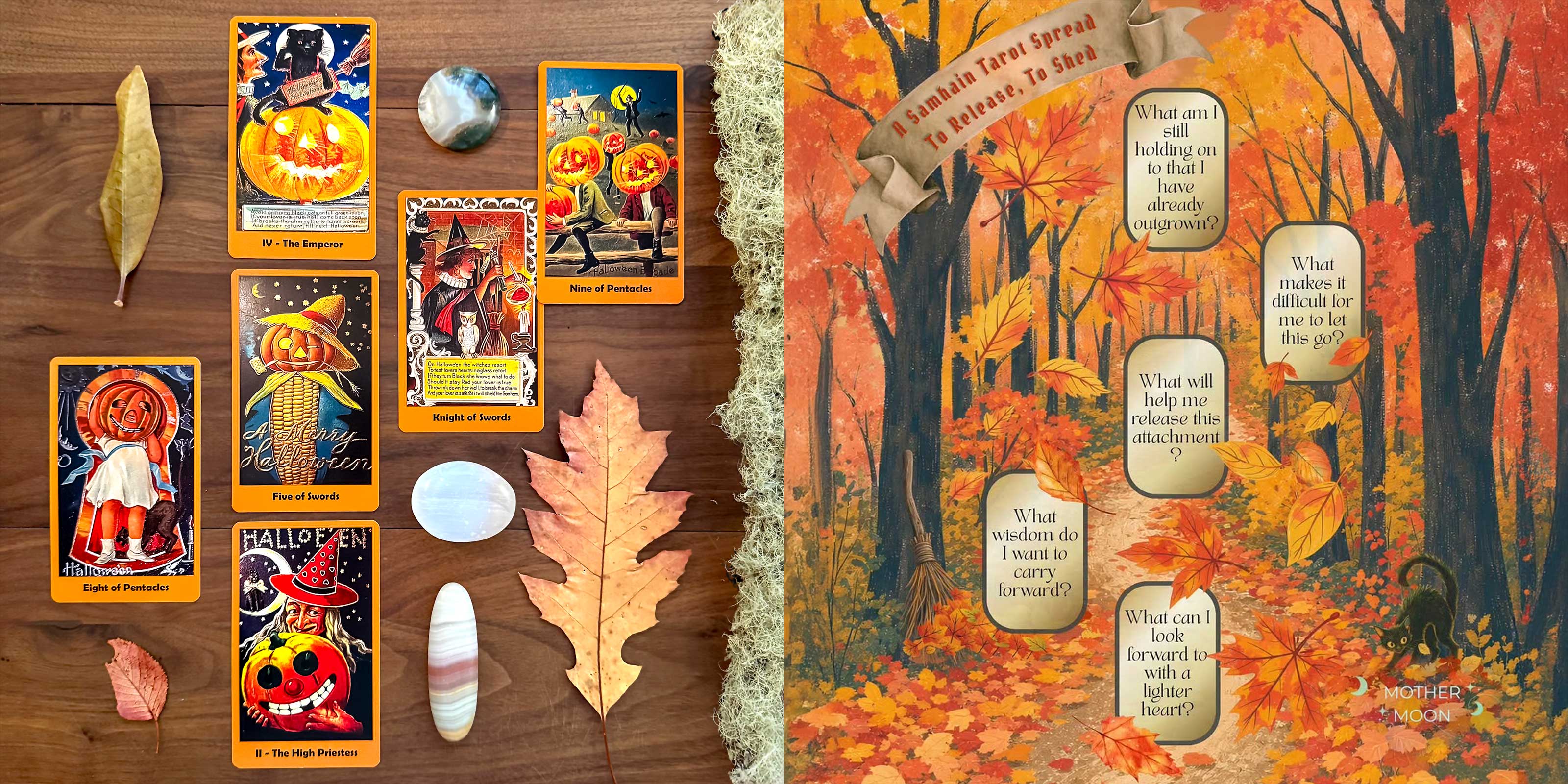 Samhain Tarot Reading with WisdombyKK's Halloween Tarot