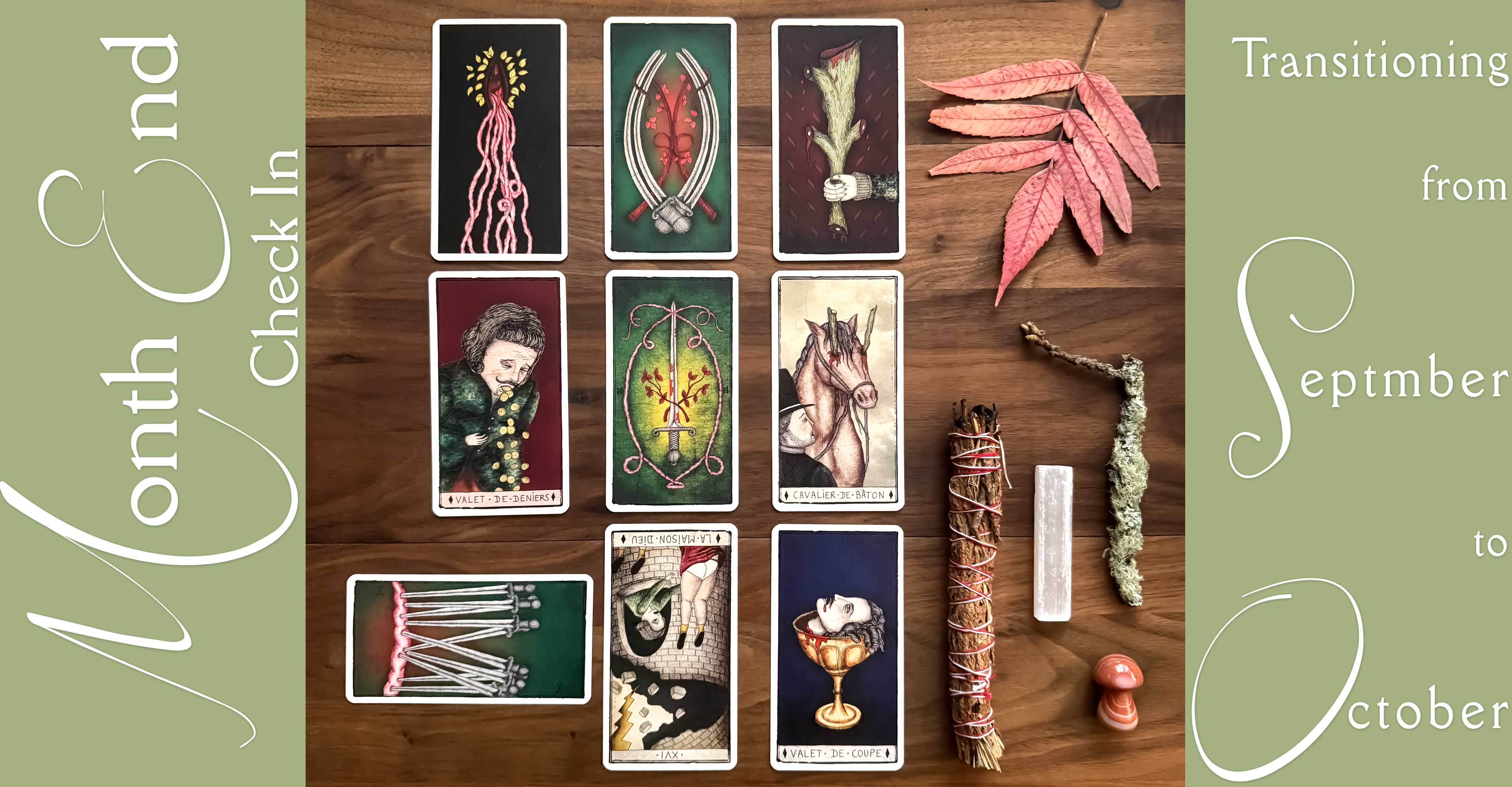Monthly Check-In Tarot Reading with Le Tarot de Marseille par Pole Ka