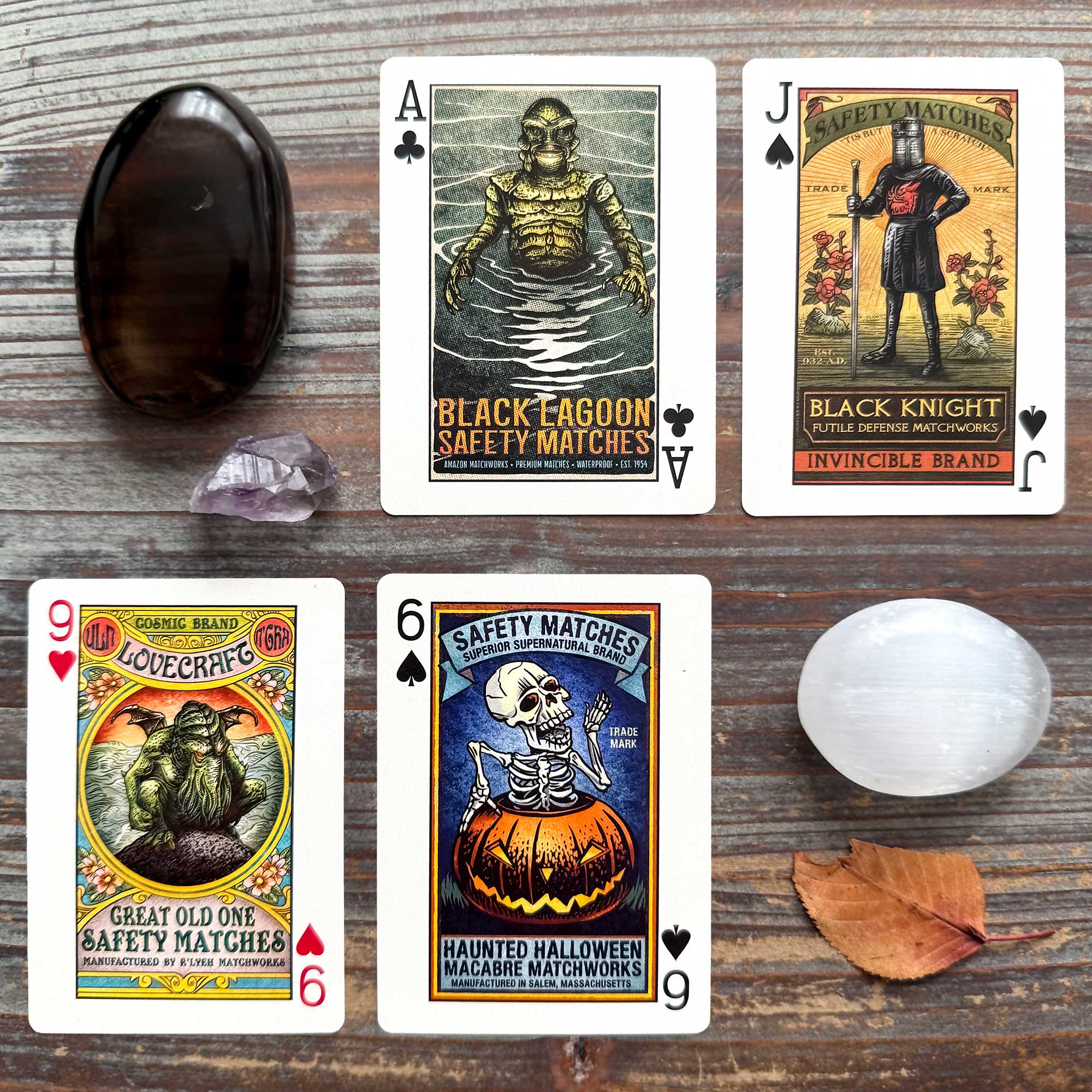 Creative Writing Activity with A Striking Collection Matchbox Label Art Playing Cards